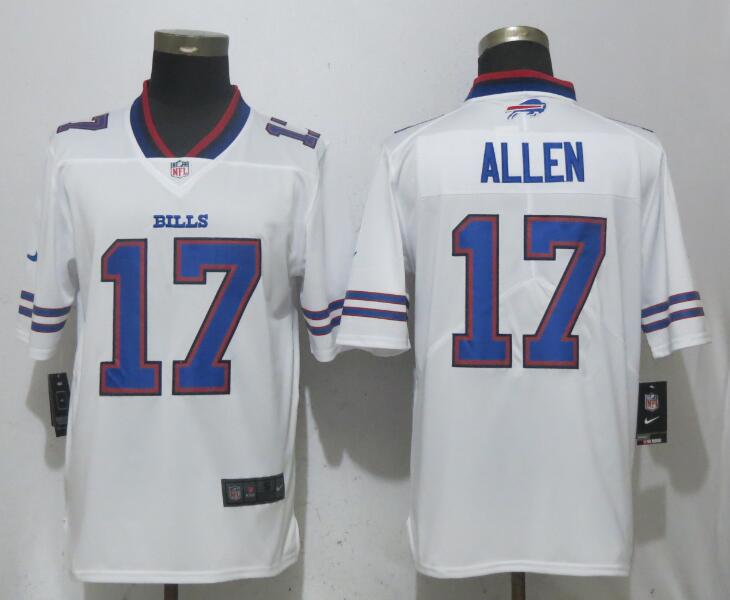 Men Buffalo Bills 17 Allen White Vapor Untouchable Limited Playe NFL Jerseys